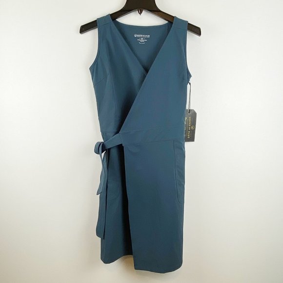 United by blue north wind wrap dress outlet